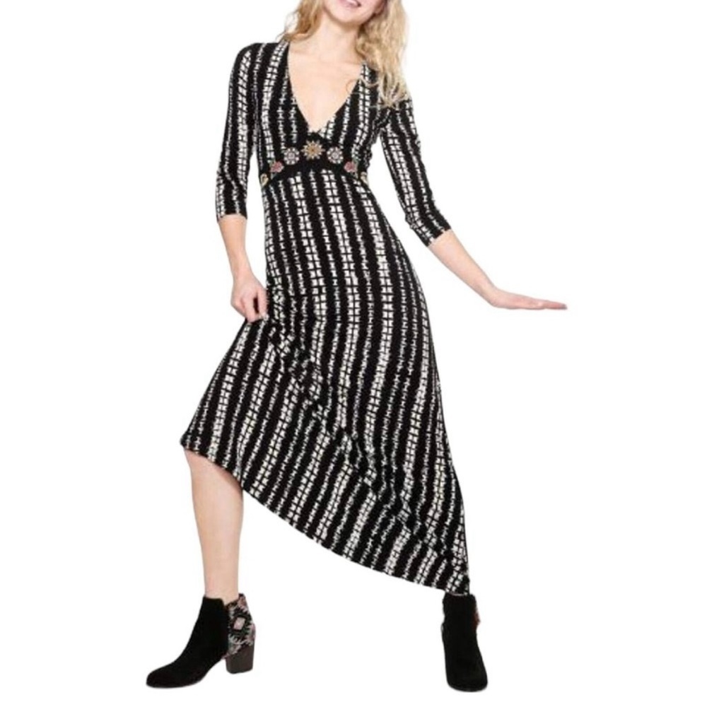 Desigual July Batik Maxi Dress, size Medium.